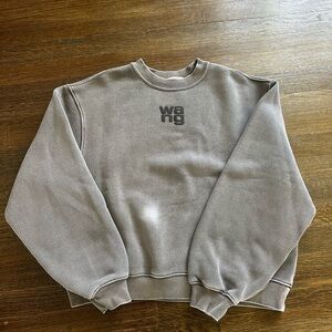 Alexander wang crew neck sweatshirt